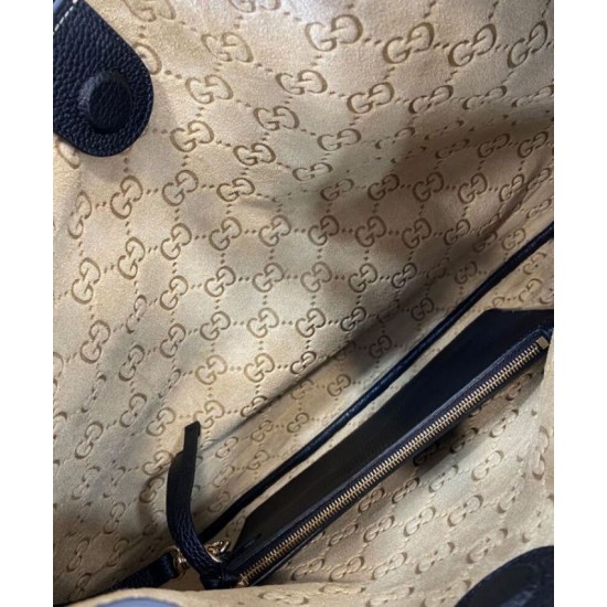Migliore Repliche Borsa a tracolla media Gucci B 820169 Nera Economiche Outlet Online