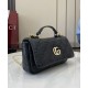 Replica perfetta Borsa Mini con Manico Superiore Gucci GG Milano 806017 Nero Imitazione Outlet Online
