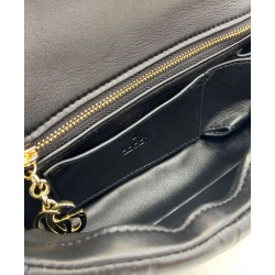 Replica perfetta Borsa Mini con Manico Superiore Gucci GG Milano 806017 Nero Imitazione Outlet Online