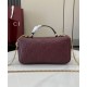 Perfette Qualità Repliche Borsa Mini con Manico Superiore Gucci GG Milano 806017 Malva Imitazione