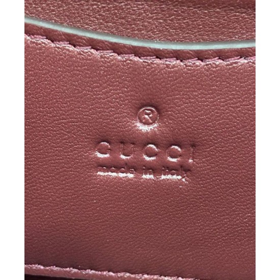 Perfette Qualità Repliche Borsa Mini con Manico Superiore Gucci GG Milano 806017 Malva Imitazione