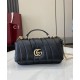 Migliore Repliche Borsa Mini con Manico Superiore Gucci GG Milano Nero Economiche Outlet Online