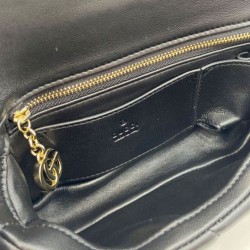 Migliore Repliche Borsa Mini con Manico Superiore Gucci GG Milano Nero Economiche Outlet Online
