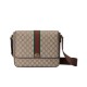 Replica perfetta Borsa Messenger Gucci Ophidia Media 761741 Caffè Scuro Imitazione Outlet Online