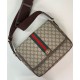Replica perfetta Borsa Messenger Gucci Ophidia Media 761741 Caffè Scuro Imitazione Outlet Online