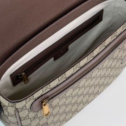 Replica perfetta Borsa Messenger Gucci Ophidia Media 761741 Caffè Scuro Imitazione Outlet Online