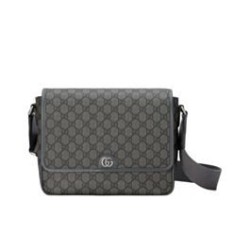 Miglior Falso Borsa Messenger Gucci Ophidia Media 761741 Grigio Scuro Economiche Premium