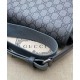 Miglior Falso Borsa Messenger Gucci Ophidia Media 761741 Grigio Scuro Economiche Premium