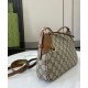 Miglior Falso Borsa a tracolla piccola Gucci GG Emblem 815218 Caffè Economiche Premium