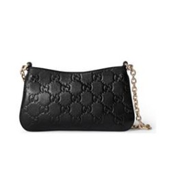 Miglior Falso Borsa Super Mini Gucci con stemma GG 815278 Nera Economiche Premium
