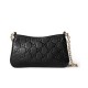 Miglior Falso Borsa Super Mini Gucci con stemma GG 815278 Nera Economiche Premium