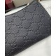 Miglior Falso Borsa Super Mini Gucci con stemma GG 815278 Nera Economiche Premium