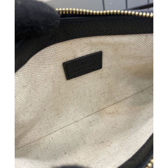 Miglior Falso Borsa Super Mini Gucci con stemma GG 815278 Nera Economiche Premium