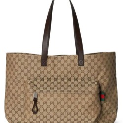 Miglior Falso Borsa Tote Gucci Grande GG 802166 Albicocca Economiche Premium