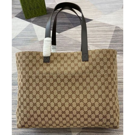 Miglior Falso Borsa Tote Gucci Grande GG 802166 Albicocca Economiche Premium