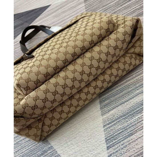 Miglior Falso Borsa Tote Gucci Grande GG 802166 Albicocca Economiche Premium