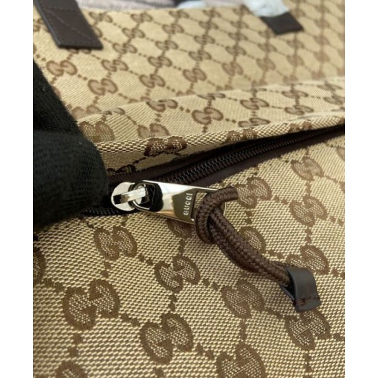 Miglior Falso Borsa Tote Gucci Grande GG 802166 Albicocca Economiche Premium