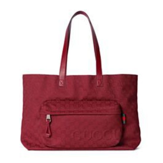 Miglior Falso Borsa Tote Gucci Grande GG 802166 Rosso Economiche Premium