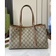 Migliore Repliche Borsa tote piccola Gucci GG Emblem 815214 Caffè Economiche Outlet Online