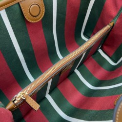 Migliore Repliche Borsa tote piccola Gucci GG Emblem 815214 Caffè Economiche Outlet Online