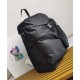 Migliore Repliche Zaino Prada Hot-nylon e pelle Nero Economiche Outlet Online