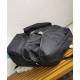 Migliore Repliche Zaino Prada Hot-nylon e pelle Nero Economiche Outlet Online