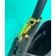 Perfette Qualità Repliche Borsa Prada Arque in vimini e pelle 1BC202 Nero Imitazione
