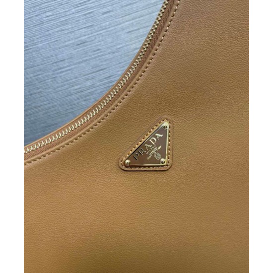 Replica perfetta Borsa a tracolla grande Prada 1BC212 Caffè Imitazione Outlet Online