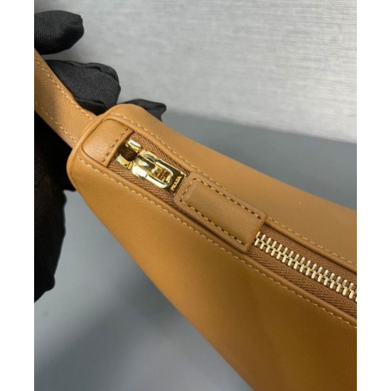 Replica perfetta Borsa a tracolla grande Prada 1BC212 Caffè Imitazione Outlet Online