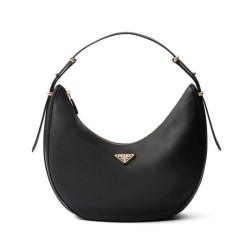 Replica perfetta Borsa a tracolla grande Prada 1BC212 Nero Imitazione Outlet Online