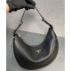 Replica perfetta Borsa a tracolla grande Prada 1BC212 Nero Imitazione Outlet Online