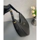 Replica perfetta Borsa a tracolla grande Prada 1BC212 Nero Imitazione Outlet Online