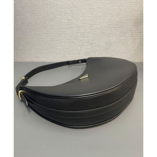 Replica perfetta Borsa a tracolla grande Prada 1BC212 Nero Imitazione Outlet Online