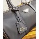 Miglior Falso Prada Borsa tote Fever-Edition in nylon riciclato e Safiano Nero Economiche Premium