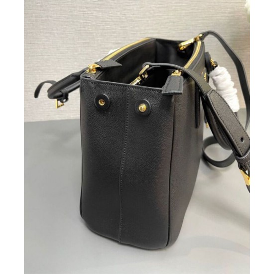 Replica perfetta Borsa Prada Galleria grande Prada 1BA274 Nero Imitazione Outlet Online