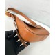 Replica perfetta Borsa a tracolla piccola Prada 1BD358 Caffè Imitazione Outlet Online