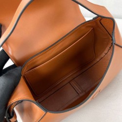 Replica perfetta Borsa a tracolla piccola Prada 1BD358 Caffè Imitazione Outlet Online