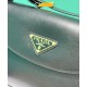Replica perfetta Borsa a tracolla piccola Prada 1BD358 Nero Imitazione Outlet Online