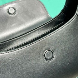 Replica perfetta Borsa a tracolla piccola Prada 1BD358 Nero Imitazione Outlet Online