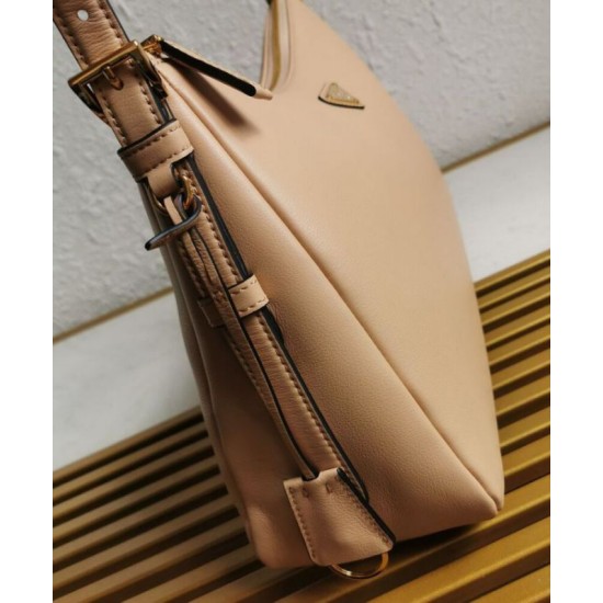 Migliore Repliche Borsa a tracolla grande Prada Imee 1BC228 Rosa Economiche Outlet Online
