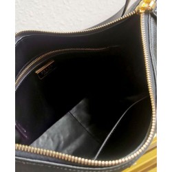 Replica perfetta Borsa a tracolla grande Prada Imee 1BC228 Nero Imitazione Outlet Online
