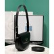 Replica perfetta Borsa a tracolla con patta Prada Arque 1BD365 Nero Imitazione Outlet Online