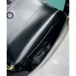 Replica perfetta Borsa a tracolla con patta Prada Arque 1BD365 Nero Imitazione Outlet Online