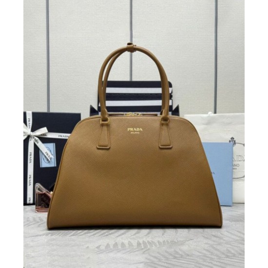 Miglior Falso Borsa Prada Saffiano grande 1BG524 Caffè Economiche Premium