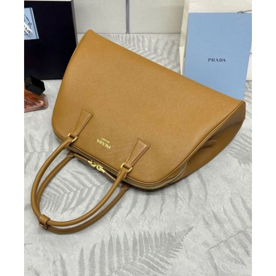 Miglior Falso Borsa Prada Saffiano grande 1BG524 Caffè Economiche Premium