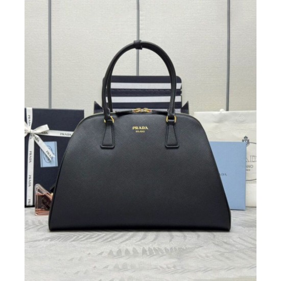 Migliore Repliche Prada Grande Borsa Saffiano 1BG524 Nero Economiche Outlet Online
