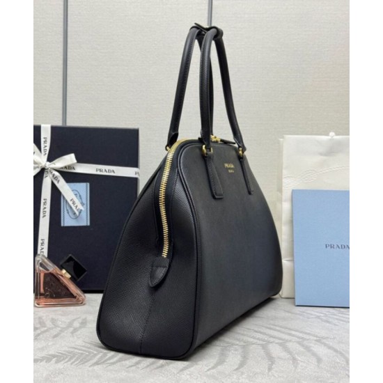 Migliore Repliche Prada Grande Borsa Saffiano 1BG524 Nero Economiche Outlet Online