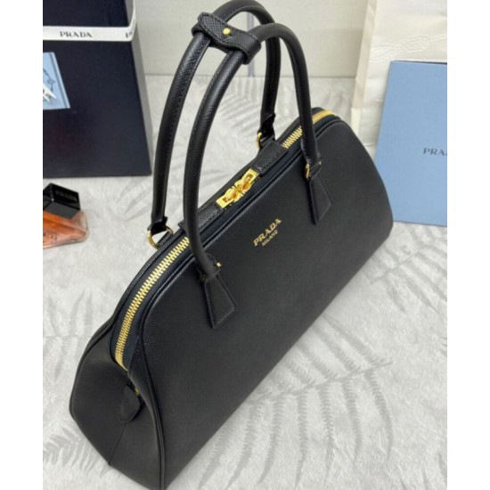 Migliore Repliche Prada Grande Borsa Saffiano 1BG524 Nero Economiche Outlet Online