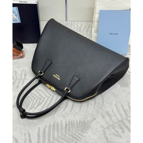 Migliore Repliche Prada Grande Borsa Saffiano 1BG524 Nero Economiche Outlet Online