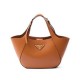 Replica perfetta Borsa tote media Prada 1BG483 Caffè Imitazione Outlet Online